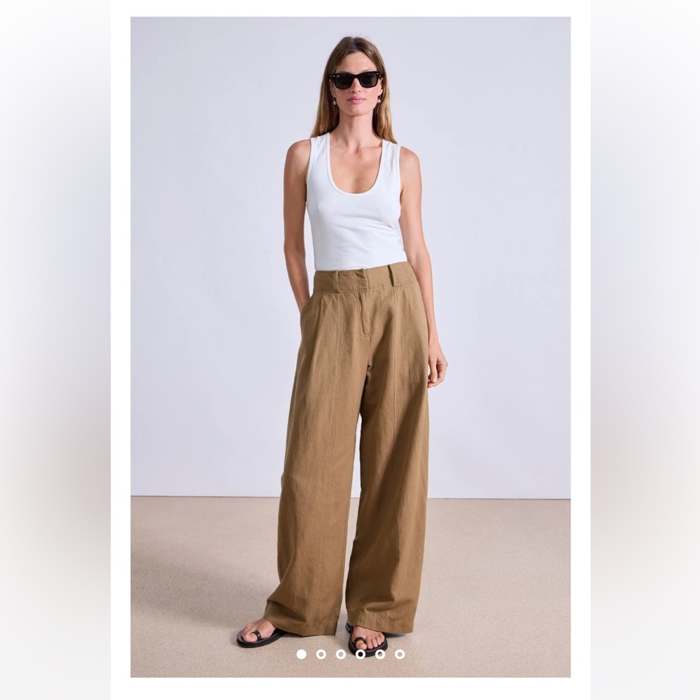 NWT Apiece Apart Cyril wide leg trouser